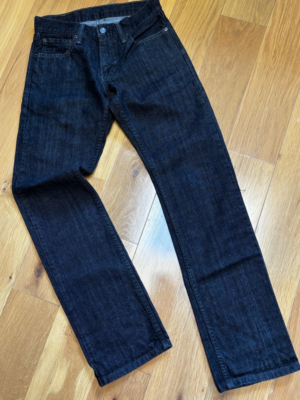 Levi's Straight Fit Jeans in Tumbled Black 28”x31” 100% Cotton